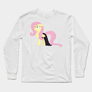 Fluttershy in a black dress 2 Long Sleeve T-Shirt